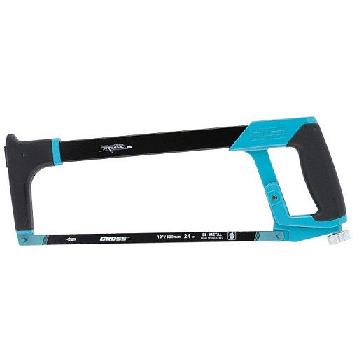 Фото 0 товара Ножовка по мет. "Piranha", 300 мм, обрезин. рукоятка и захват Gross