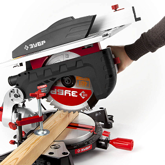 Пила торцовочная комбинированная ЗПТК-255-1800 Мастер ЗУБР 1800 Вт, 250х30 мм - фото 7