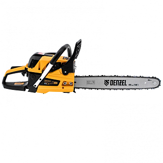 Пила цепная бензиновая DS-5218, шина 45 см, 52 см3, 3 л.с, шаг 0,325, паз 1,5 мм, 72 звена Denzel - фото 4