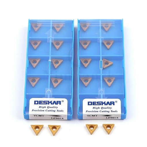 Фото 1 товара TCMT16T304 LF9218 токарная пластина Deskar