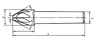 Зенковка 16х120 ц/х z=4 Sekira - фото 3
