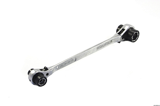 Ключи 8 в 1 комб. трещоточный реверсивный 8-21 хром - фото 2