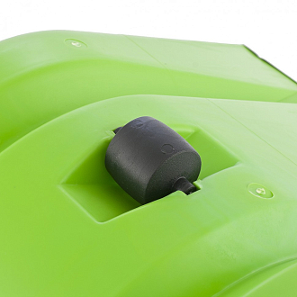 Движок для уборки снега пластиковый, 810х535х1300 мм, алюминиевая рукоятка, Россия Сибртех - фото 2