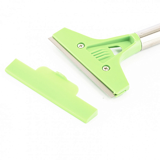 Скребок, фиксированное лезвие, 100 мм, мет. обрезин. ручка, 300 мм Сибртех - фото 4