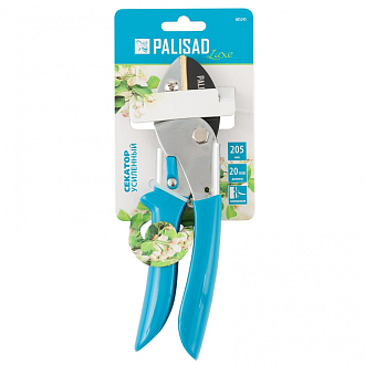 Секатор с наковальней, 205 мм, усиленный, рукоятки в ПВХ-оболочке, Luxe, Palisad - фото 5