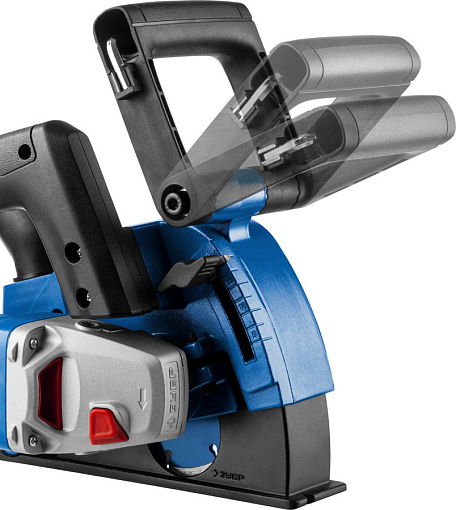 Фото 6 товара Штроборез электрический ЗШ-П30-1400 ПСТ Профессионал ЗУБР 1400 Вт, 8800 об/мин, 0-30 мм