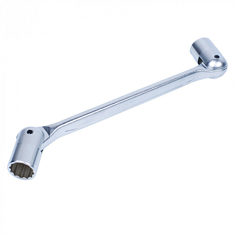 Ключ торцевой шарнирный 12х14 хром - фото 1