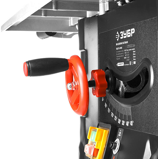 Фото 8 товара ЗУБР 1600 Вт, 4500 об/мин, ? 255 мм, пила дисковая настольная ЗПДС-255-1600С Мастер