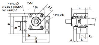 Опора ШВП BK10 TECHNIX - фото 2