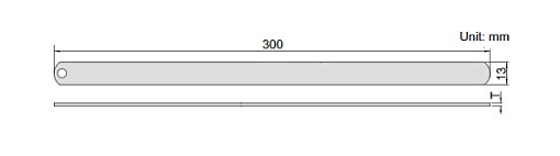 Фото 1 товара Щуп набор 0.07мм из 10шт, INSIZE