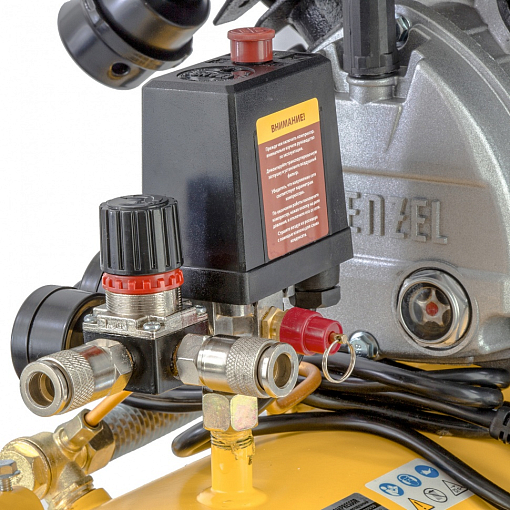 Фото 6 товара Компрессор воздушный DKV2200/50, Х-PRO 2,2 кВт, 400 л/мин, 50 л Denzel