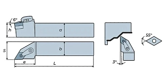 MDJNR3232M1504 державка для наружного точения DESKAR - фото 2