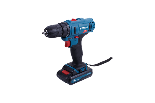 Фото 0 товара Дрель-шуруповерт аккумуляторная Кратон CD-18-Li-2,0