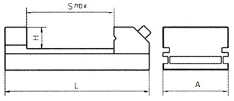 Тиски лекальные прецизионные быстропереналаживаемые QKG-50 - фото 2