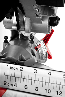 Пила торцовочная комбинированная ЗПТК-255-1800 Мастер ЗУБР 1800 Вт, 250х30 мм - фото 8