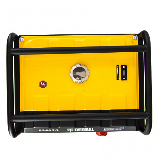 Фото 5 товара Генератор бензиновый PS 80 E-3, 6.5 кВт, 400 В, 25 л, электростартер Denzel