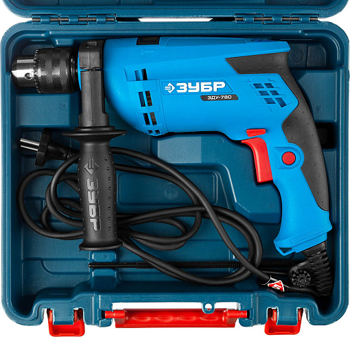 Фото 8 товара ЗУБР 780 Вт, кейс, дрель ударная ЗДУ-780 ЭРКМ2 Профессионал