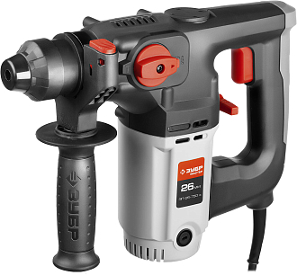ЗУБР 750 Вт, 0-1000 об/мин, 0-4800 уд/мин, кейс, перфоратор вертикальный электрический ЗП-26-750 ЭК Мастер - фото 2