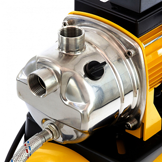 Насосная станция PS1000Х, 1000 Вт, 3500 л/ч, ресивер 24 л, подъем 44 м, нержавейка Denzel - фото 5