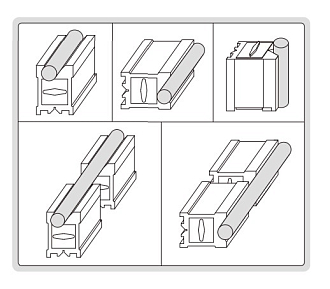 Призма пов. и разм. 100х 70х 95 для валов ø5-65 мм магнитная 100кгс (2шт), INSIZE - фото 3