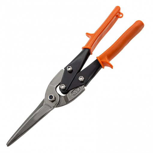 Фото 1 товара Ножницы по металлу удлиненные, 290 мм, пряморежущие, обрезиненные рукоятки Sparta