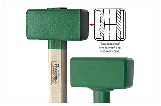 Кувалда 4 кг с деревянной рукояткой - фото 2