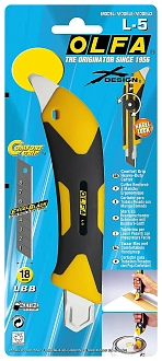 OLFA 18 мм, сегментированное лезвие, трещоточный фиксатор, Нож OL-L-5 - фото 8
