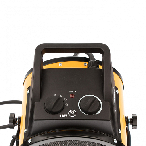 Фото 7 товара Тепловая пушка, керамический нагреватель DHC 5-400, 220 В, 0,04/3/5 кВт Denzel