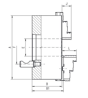 Токарный патрон 3244-630-15 - фото 2
