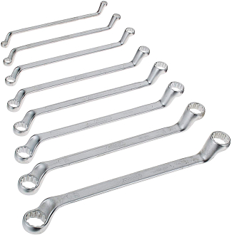 Набор ключей накидных 6-22мм (8шт) Cr - фото 2