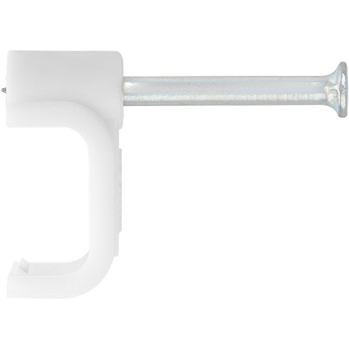 Фото 0 товара Скобы электроустановочные, 9 мм, прямоугольный профиль, 40 шт Сибртех