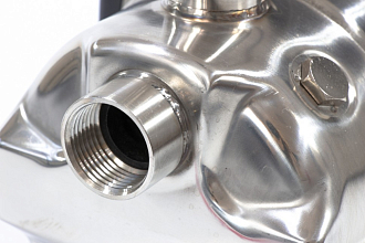 Садовый поверхностный насос GP 1000Х, 1000 Вт, 3500 л/ч, подъем 44 м, нержавейка Denzel - фото 3