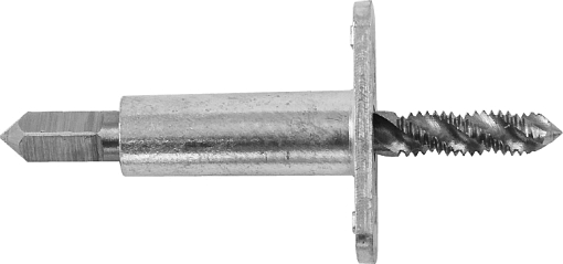 Фото 4 товара Метчик машинно-ручной T-DRIVE со спиральной канавкой для глухих отверстий с направляющей в наборе М3х0.5, HSS-G, THORVIK