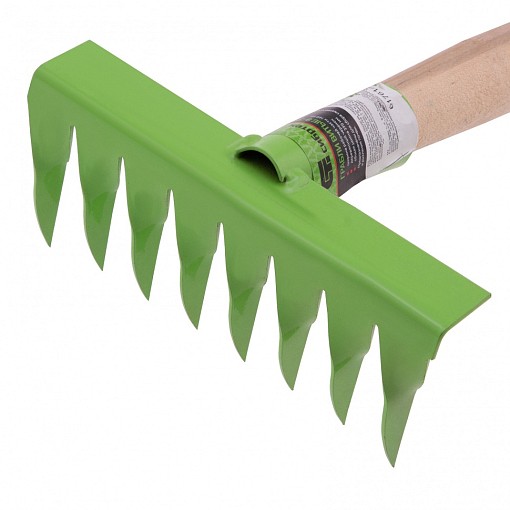 Фото 3 товара Грабли витые 8 - зубые, 160 х 390 мм, стальные, деревянная рукоятка, Агроном, Россия, Сибртех