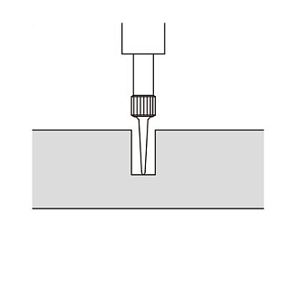 Наконечник для индикатора часового типа игольчатый стальной, INSIZE - фото 3