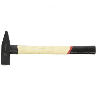 Молоток слесарный, 600 г, квадратный боек, деревянная рукоятка Matrix - фото 1