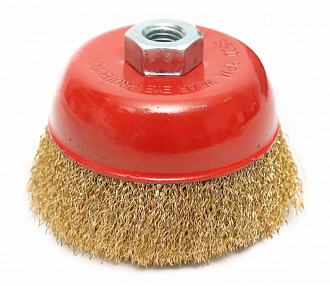 Щётка чашка для шлифовальной машины 75мм - фото 1