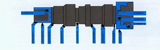 Фото 2 товара Набор резцов c твердосплавными напайками 12 шт 10х10 Т5К10