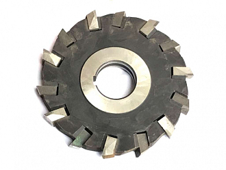 Фреза трехсторонняя 300х12х50 с рифлеными ножами Р6М5 - фото 1