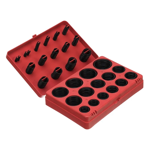 Фото 2 товара Набор резиновых уплотнительных прокладок, D 7-53 мм, 406 предмета Сибртех