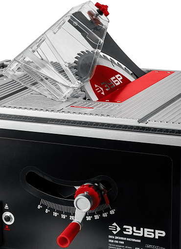 Фото 8 товара ЗУБР 1500 Вт, 4500 об/мин, ? 250 мм, пила дисковая настольная ЗПДС-255-1500 Мастер