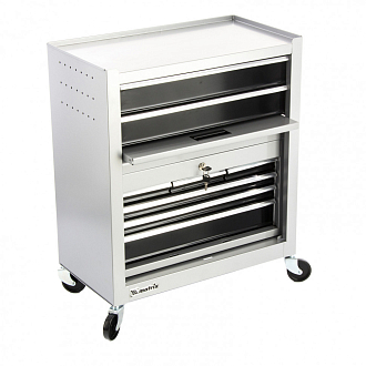 Шкаф для инструмента, 600х260х340 мм, 616х330х658 мм, на колесах, 10 ящиков Matrix - фото 4