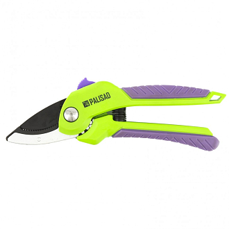 Секатор с наковальней, 210 мм, шестеренный привод, двухкомпонентные рукоятки Palisad - фото 1