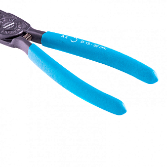 Съемник, 175 мм, для внешних стопорных колец (19-60 мм), прямые губки (разжим) Gross - фото 3