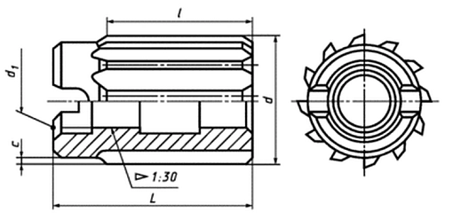 Фото 1 товара Развертка насадная 42 Н7 (А)