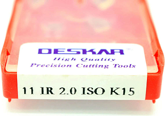 11IR 2.0 ISO K15 резьбовая пластина Deskar - фото 4