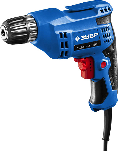 Фото 0 товара ЗУБР 420 Вт, дрель безударная реверсивная ЗД-П421 ЭР Профессионал