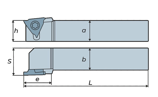 Фото 2 товара KTGFL2525M16 державка для наружного точения Deskar