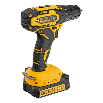 Дрель-шуруповерт аккумуляторная CDQ-20, Li-Ion, 20 В, Denzel - фото 2