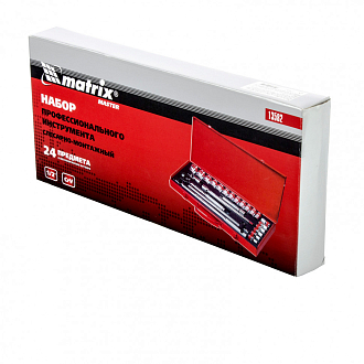 Набор шоферский с квадратом 1/2, 24 предмета Matrix Master - фото 4